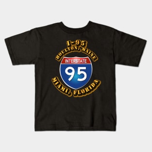 Highways - I 95 Kids T-Shirt